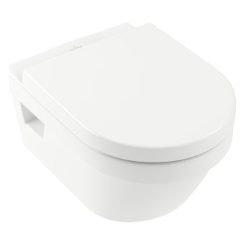 Комплект подвесной унитаз с крышкой Villeroy & Boch Architectura, Direct Flush, Soft Close, белый